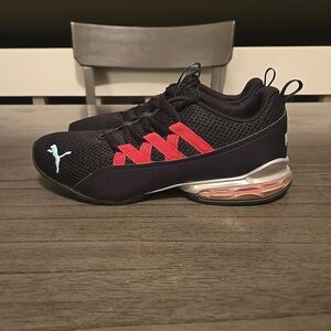 PUMA WOMENS RIAZE PROWL POP RUNNING SHOES SNEAKERS BLACK SIZE 7.5